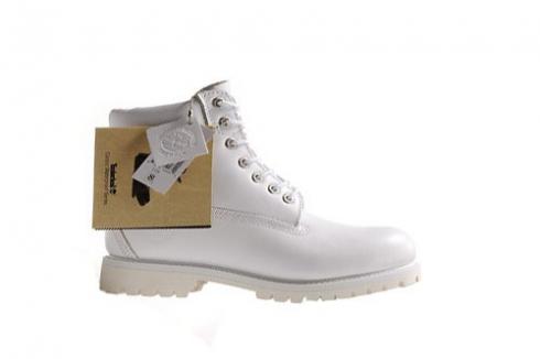 Timberland White 6-inch Premium Boots Mens