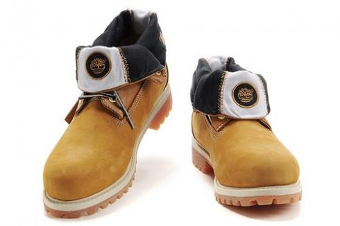 Womens Timberland Roll-top Boots Brown Wheat