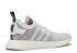 Adidas Wmns Nmd r2 Primeknit White Black Pink Core Running BY9520