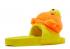 Adidas Jeremy Scott X Adilette Slide Js Bear Core Yellow Bright Black Solar Orange Q46582