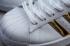 Adidas Originals Superstar Cloud White Gold Metallic Shoes S81872