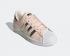Adidas Wmns Superstar Metallic 3 Stripes Pink Tint Silver Metallic FW5014