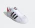 Run DMC x Adidas Superstar 50th Anniversary Cloud White Core Black Hi-Res Red FX7616
