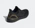Adidas UltraBoost 20 Core Black Metallic Gold Running Shoes EG0754
