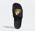 Adidas Adilette Comfort Slides Core Black Gold Metallic EG1850