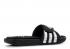 Adidas Adissage Slides Running Black White 078285