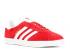 Adidas Gazelle Scarlet White Footwear Gold Metallic S76228