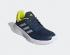 Adidas Tensaur Run K Crew Navy Halo Silver Acid Yellow FY7286
