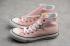 Converse All Star 100 Colors HI Pink White Black Womens Size Shoes 5CK931