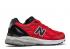New Balance 990v3 Made In Usa Red Suede Pink Hot Black M990PL3