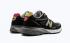 New Balance M990 Black Red Yellow Athletic Shoes