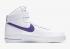 Nike Air Force 1 High 07 3 White Court Purple White AT4141-103