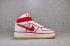 Nike Air Force 1 High 07 LV8 Sail Gym Red Black Mens Shoes 806403-101