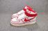 Nike Air Force 1 High 07 LV8 Sail Gym Red Black Mens Shoes 806403-101