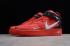 Nike Air Force 1 High Gym Red Black White Resistant Breathable Sneakers 804609-105