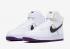 Nike Air Force 1 High White Court Purple CI1117-100