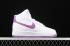 Nike Air Force 1 High White Dark Orchid Purple Shoes 334031-112