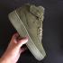 Nike Air Force I 1 High Cut Unisex Shoes Light Camo Green All Hot