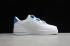 2020 Nike Air Force 1 Low Velcro White Blue 898866-008