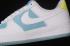 2021 Nike Air Force 1 07 Low White Light Blue AA7687-400