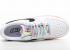 2021 Nike Air Force 1 07 Low White Multi Color Just Do It DJ4678-101