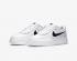 Nike Air Force 1 07 GS White Black Running Shoes DB2616-100