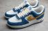 Nike Air Force 1 07 Low Navy Blue White Yellow Shoes BQ8988-103