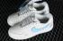 Nike Air Force 1 07 Low White Shy Blue Silver BS9055-736