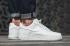 Nike Air Force 1 '07 Lv8 Low Croc Summit White Casual Shoes 718152-106