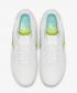 Nike Air Force 1'07 Premium 2 White Hyper Jade Volt AT4143-100