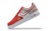 Nike Air Force 1'07 Red White Grey Running Shoes Wmns AJ7747-200