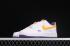 Nike Air Force 1 07 White Purple Yellow Shoes 315122-113
