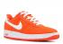 Nike Air Force 1 Canvas Orange White Safety 624020-811