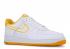 Nike Air Force 1 Low 07 LTHR White Yellow Ochre AJ7280-101