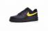 Nike Air Force 1 Low '07 LV8 Black Amarillo Yellow Swoosh AA4083-002