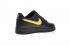 Nike Air Force 1 Low '07 LV8 Black Amarillo Yellow Swoosh AA4083-002