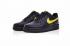 Nike Air Force 1 Low '07 LV8 Black Amarillo Yellow Swoosh AA4083-002