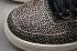 Nike Air Force 1 Low Animal Print Black White Shoes 898889-002