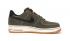 Nike Air Force 1 Low Athletic Shoes Olive Black Brown 488298-206