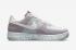 Nike Air Force 1 Low Crater Flyknit Wolf Grey Pure Platinum Gym Red DC4831-002