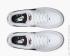 Nike Air Force 1 Low GS White Black Team Orange Running Shoes 596728-182