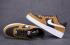 Nike Air Force 1 Low Golden Tan White Velvet Brown 488298-207