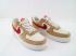 Nike Air Force 1 Low Jersey Gold Sport Red-White Running Shoes 488298-701