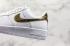 Nike Air Force 1 Low LV8 White Metallic Gold Black Shoes AQ1635-100