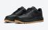 Nike Air Force 1 Low Luxe Black Gum Brown Shoes DB4109-001