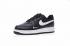 Nike Air Force 1 Low Mini Swoosh Black White Mens Shoes 820266-021