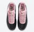 Nike Air Force 1 Low Quilted Heel Black Pink Shoes CJ1629-001