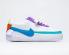 Nike Air Force 1 Low Shadow White Purple Green Shoes AO1222-200