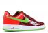 Nike Air Force 1 Premium Kiwi Max Bean Green Team Orange Red 312945-631