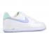 Nike Air Force 1 Premium Seersucker Medium Light White Marine Mint Halo 313641-151